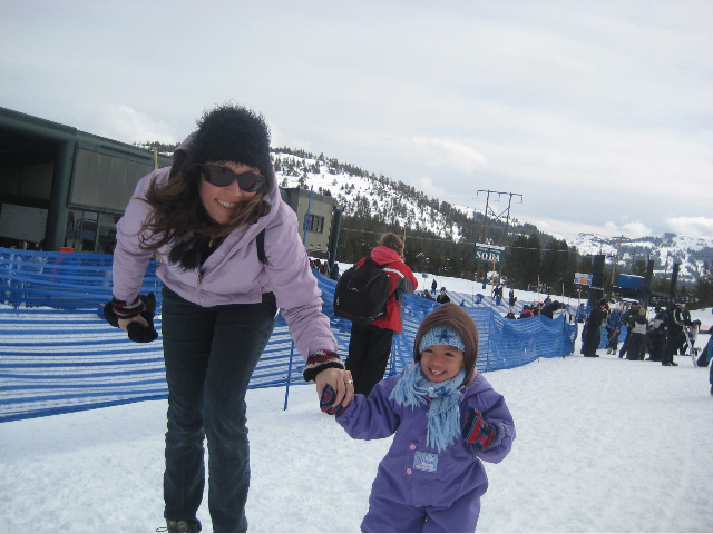 Serena and Mama in Tahoe