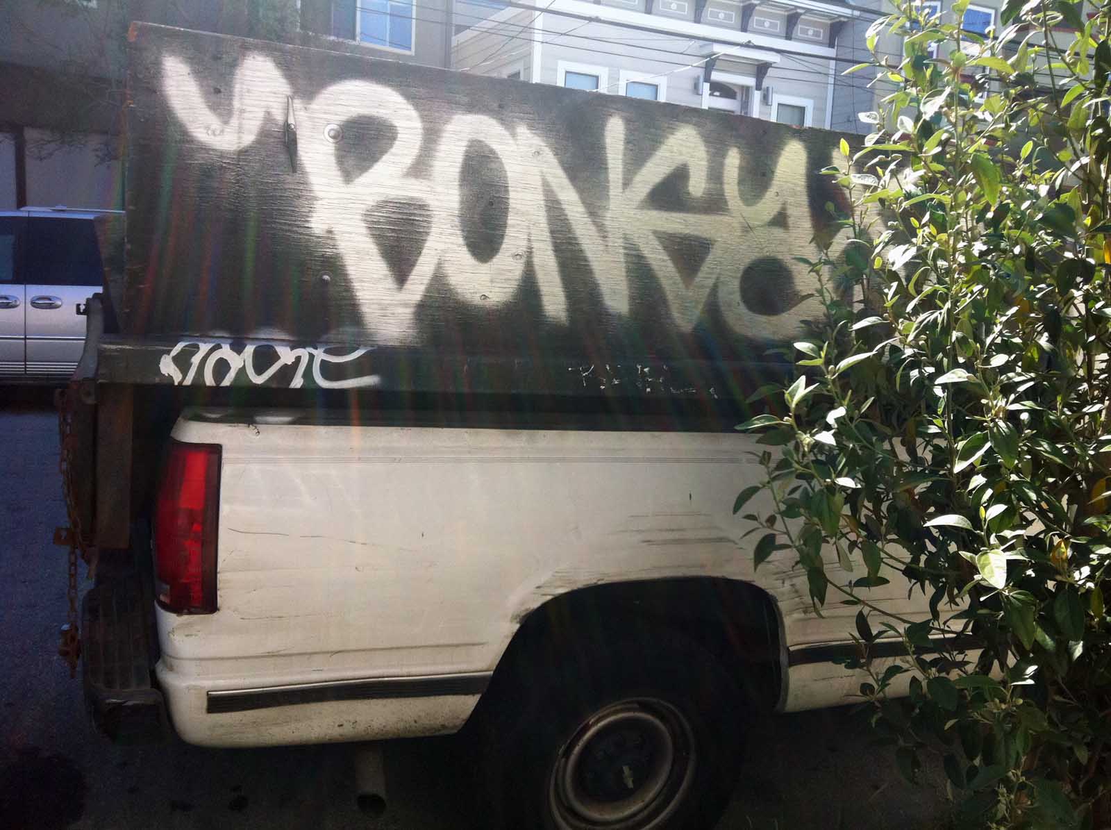 Now, this is authentic Bonksy. Usually as seen on Shotwell.