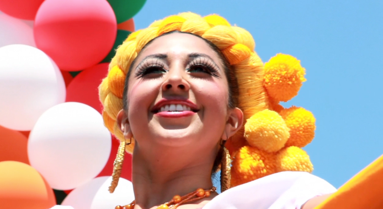 A photo of a woman at a 2012 Cinco de Mayo celebration.