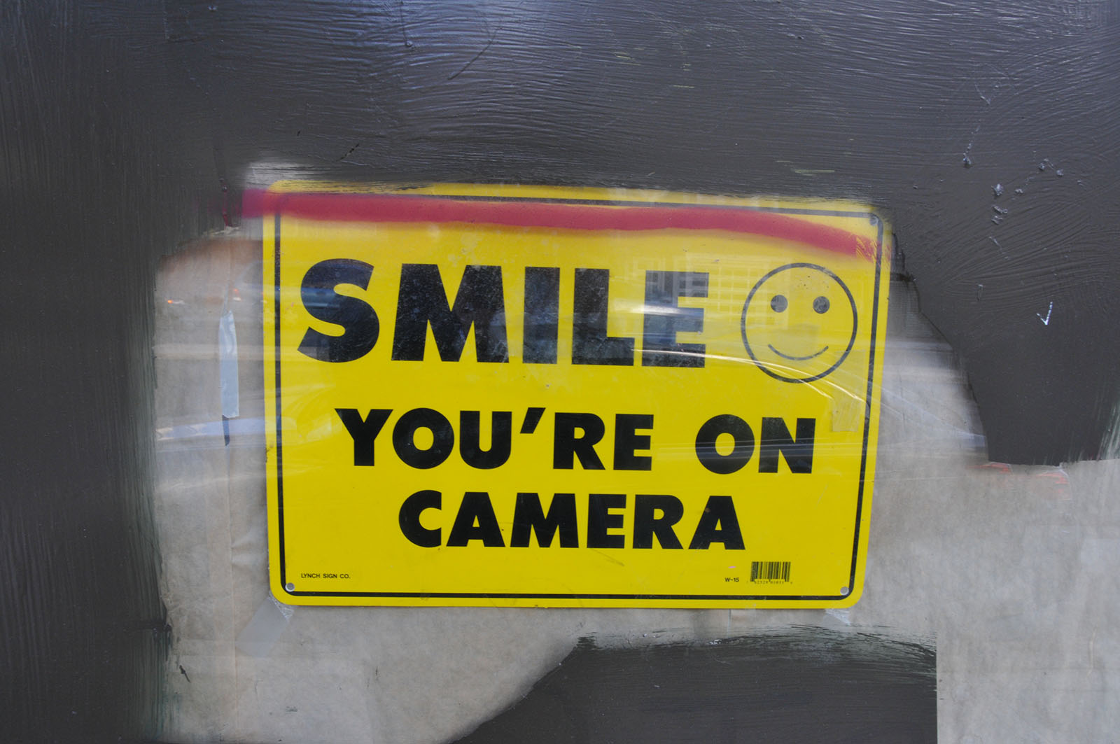 you're on camera sign