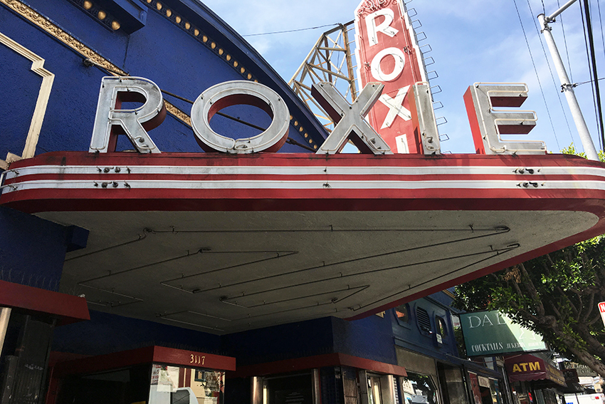 The Roxie Theater at 3117 16th St. Photo by Laura Waxmann