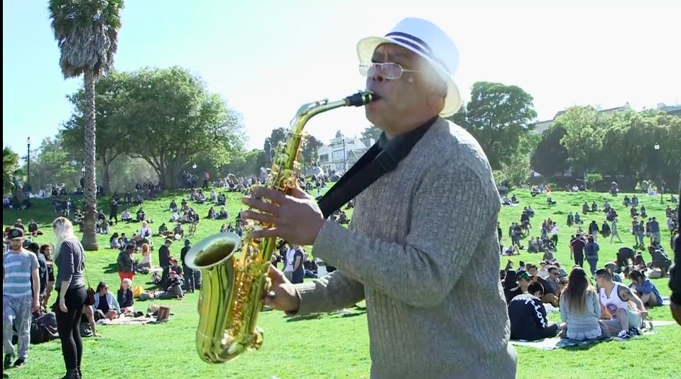 Dolores Park on 4/20