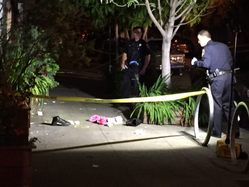 shooting scene in the mission