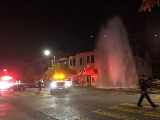 hydrant waterfall