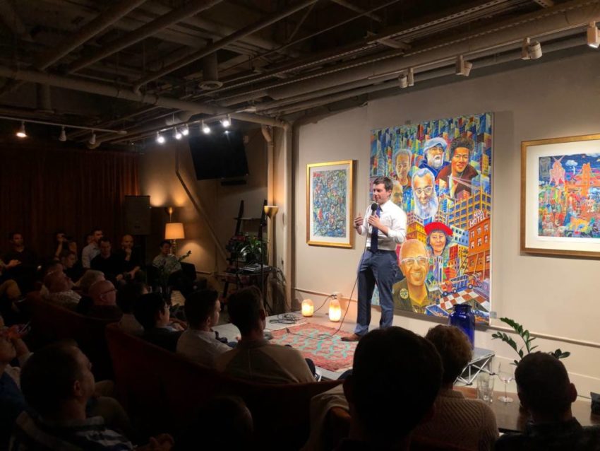 presidential candidate Pete Buttigieg