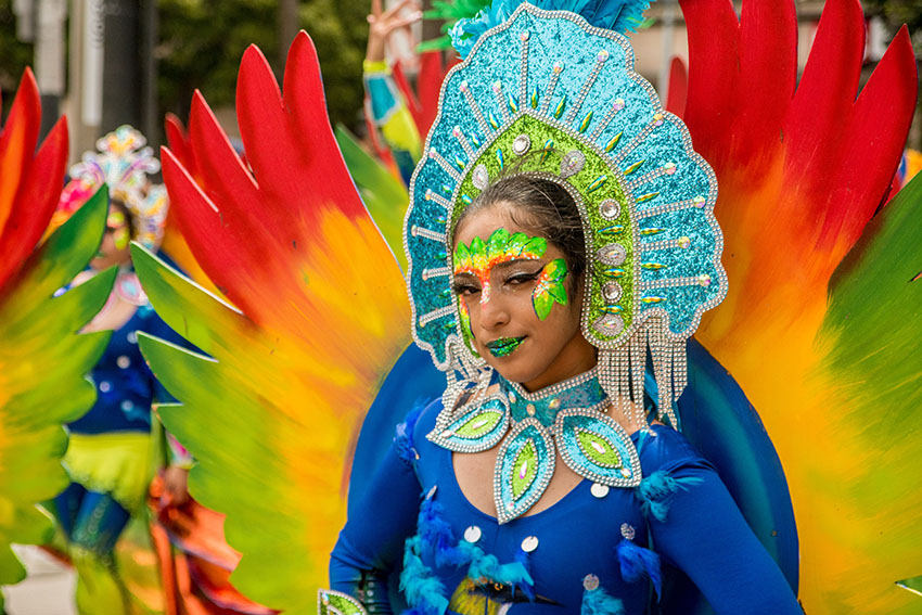 Carnaval dancer from 2019
