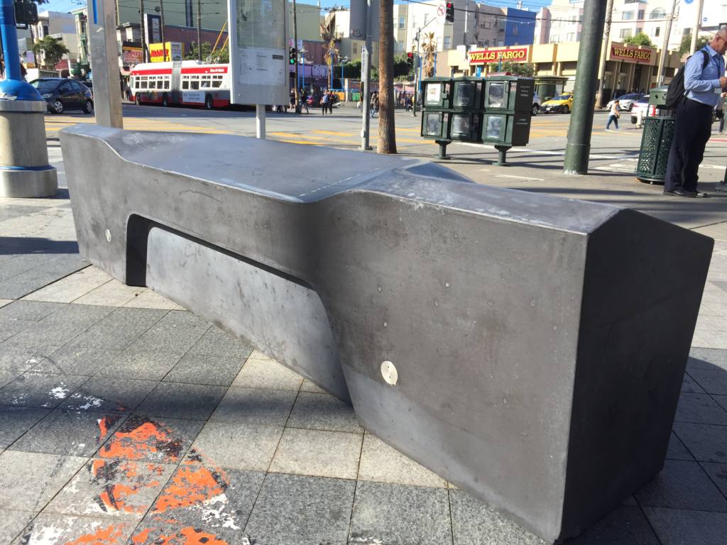 16th st plaza bench