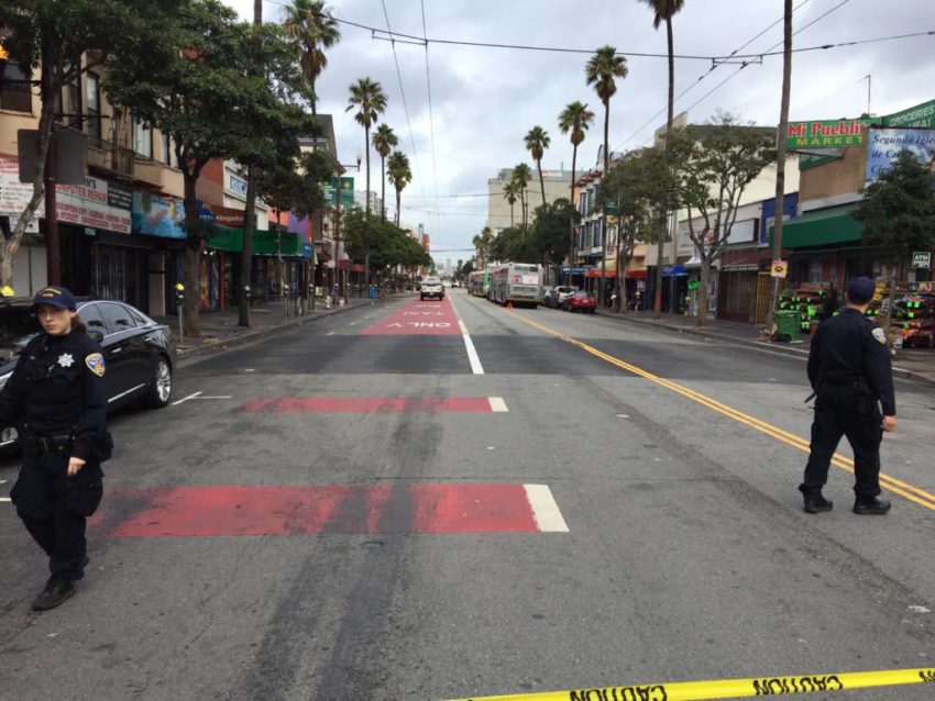 where Jamaica Hampton was shot by police