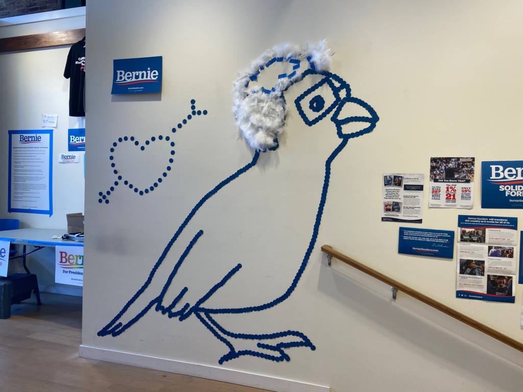 A Bernie Sanders bird