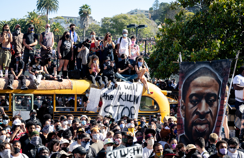 Photo Essay: George Floyd, another victim of police violence, inspires one of the Mission District’s largest protests