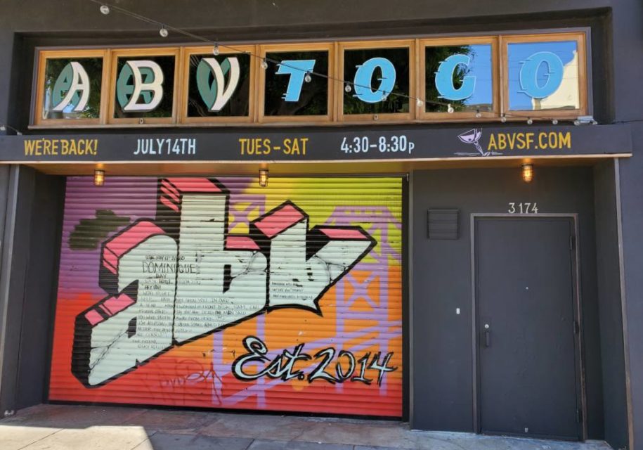 Snap: ABV opening for takeout