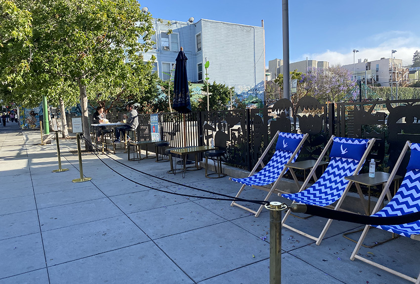 No indoor restaurant dining just yet.