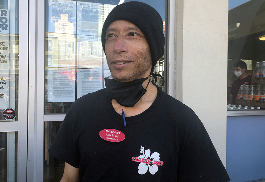 Milton keeps busy during the pandemic