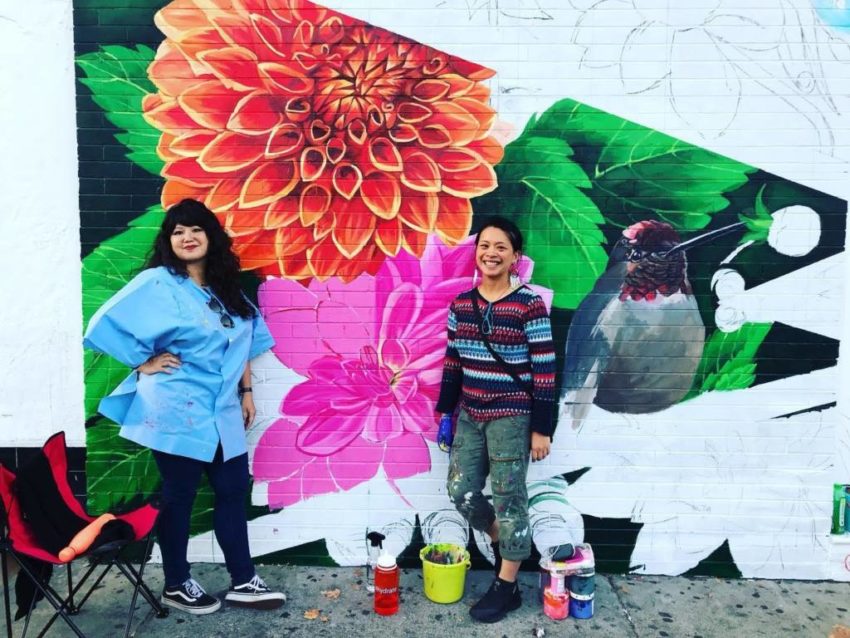 Marina Perez-Wong's cancer fighting mural