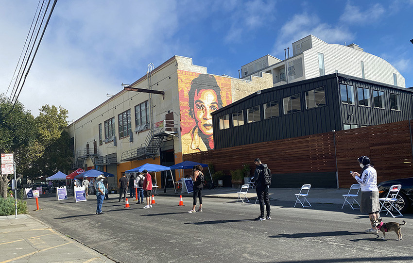 A day at the Resource Hub, the Mission’s mecca for Covid-19 relief