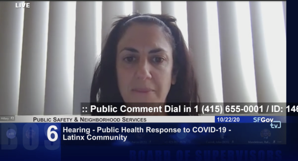 Supervisor Hillary Ronen on Latinx testing