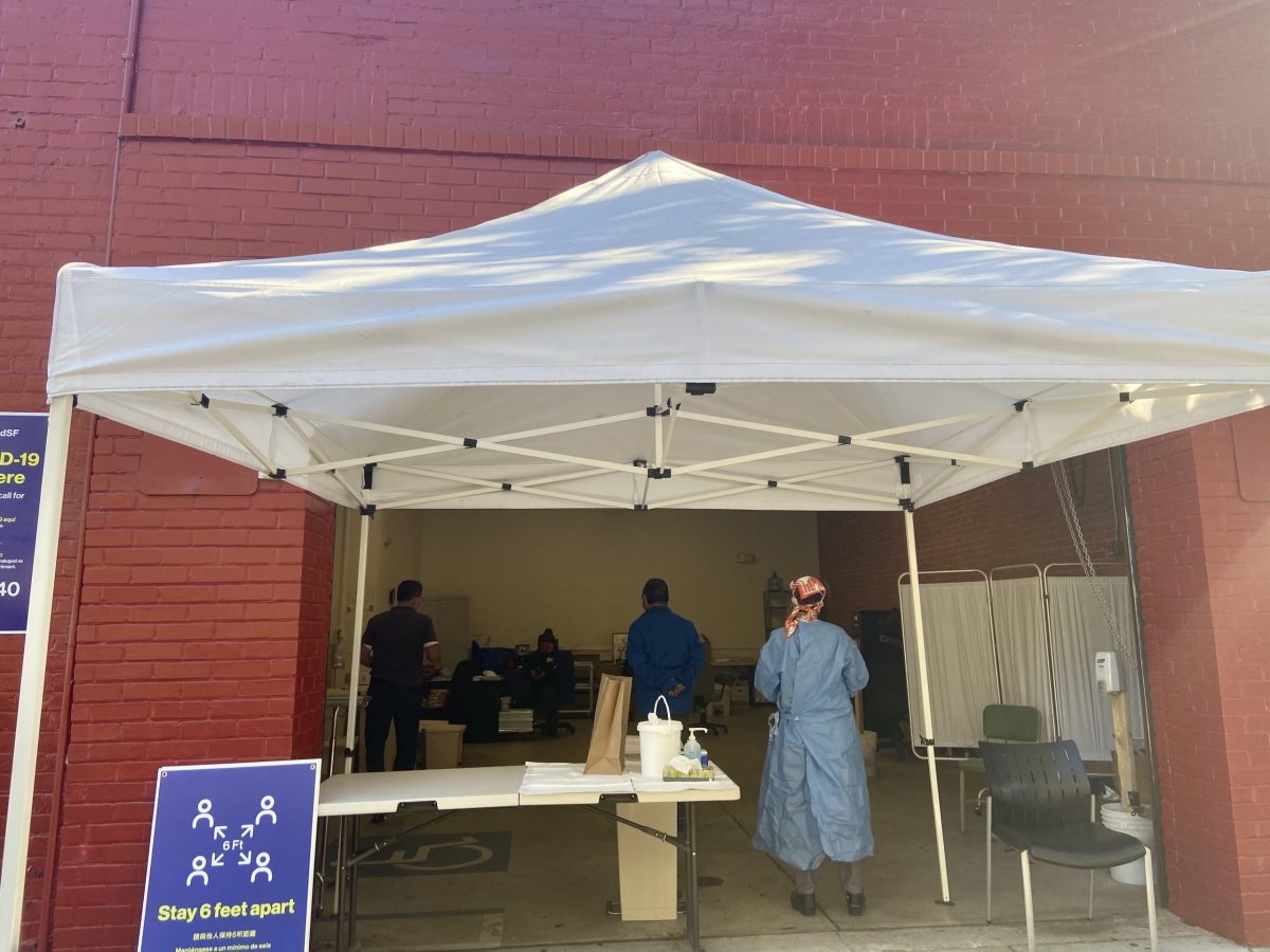 Covid-19 testing on Bartlett