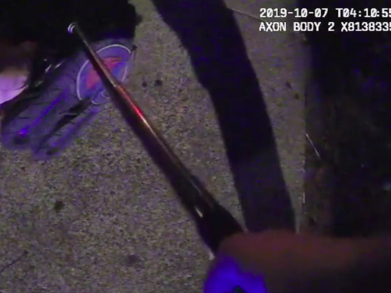 Body cam footage from the alleged Stangel assault