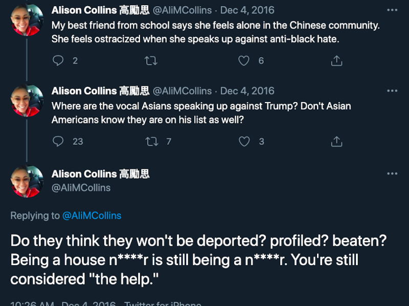 Alison Collins tweets