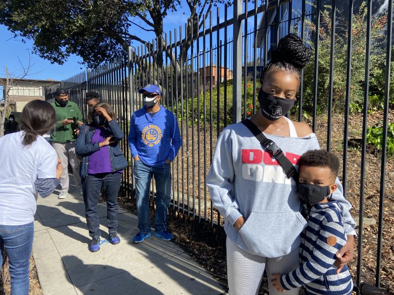 Umoja vaccination line