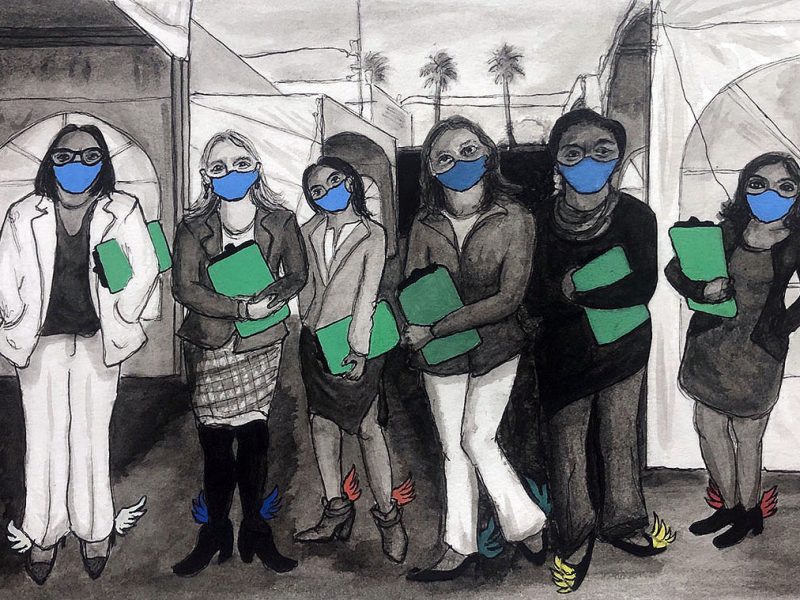 The Covid-19 warriors at UCSF are often female, always fierce and unusually diverse