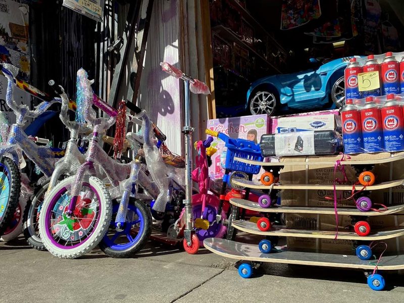 scooters and skateboards on mission street