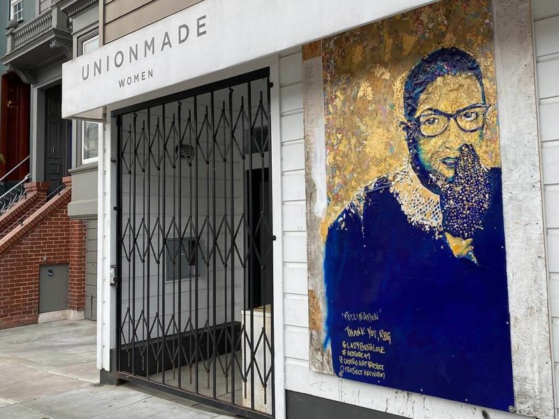 RBG on 18th Street in icon-like mural