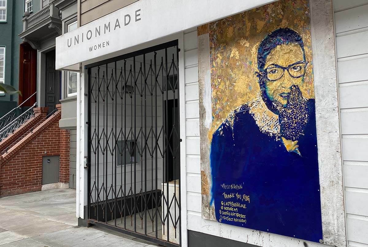 RBG on 18th Street in icon-like mural