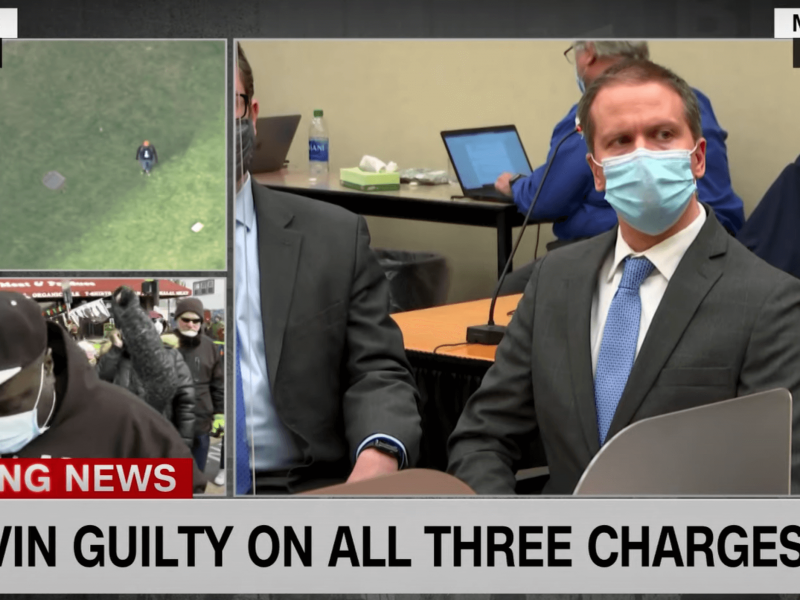 Chauvin was found guilty on all three charges. The decision was announced on Tuesday at 4 p.m.