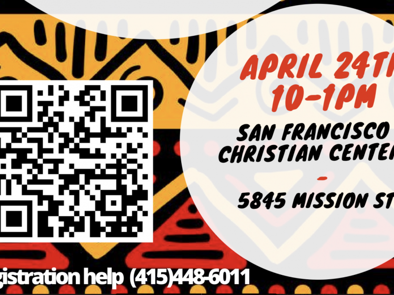 San Francisco Christian Center vaccine pop up sign up