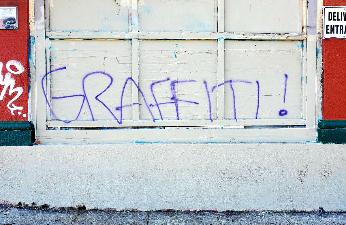 Graffiti on 16th Street