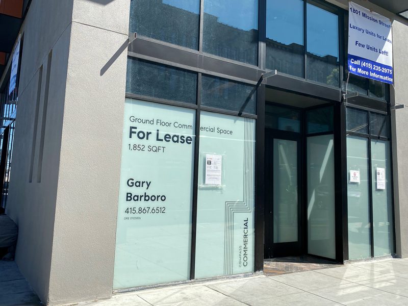 1801 Mission St. Proposed site for the Creamery, March 2021