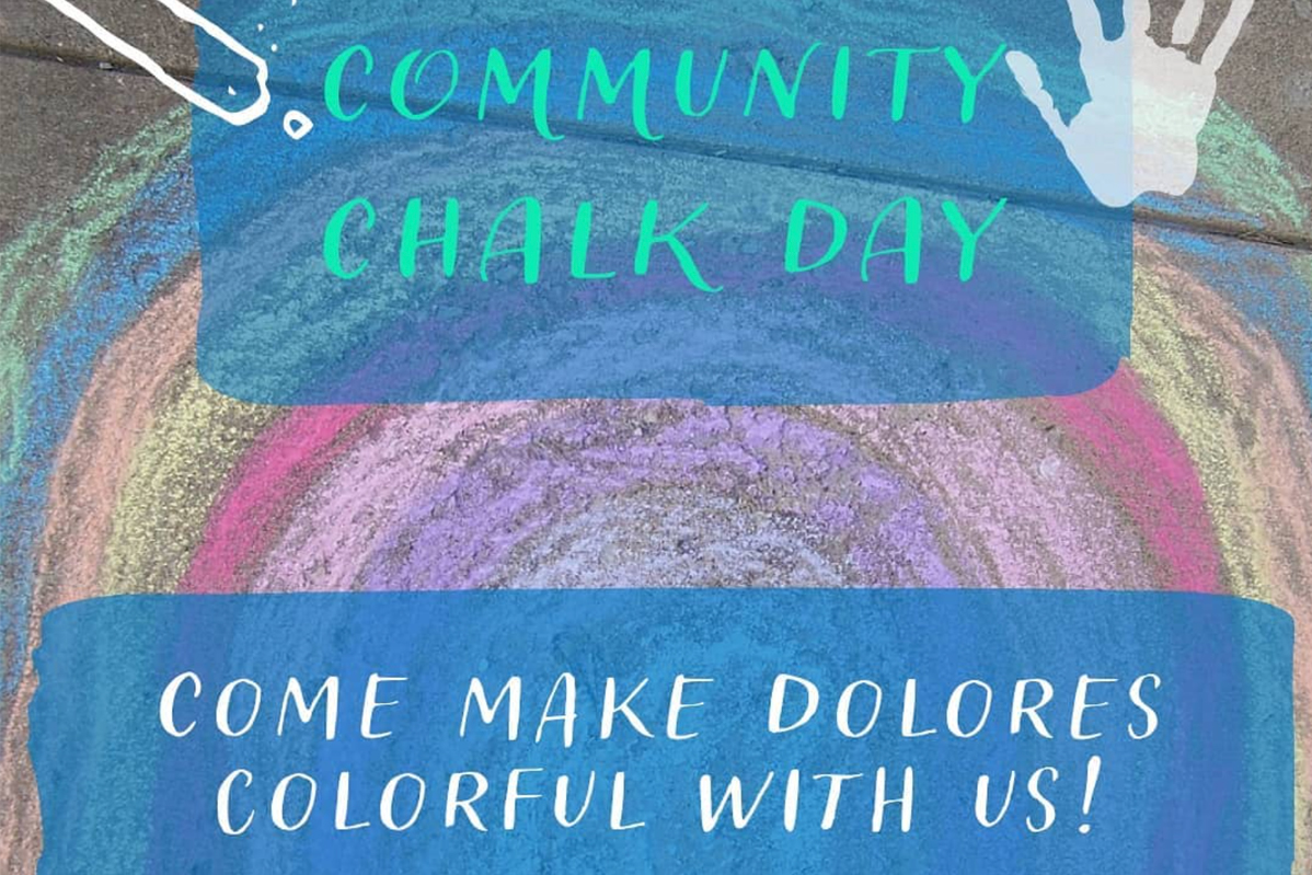 Community Chalk Day. Dolores Park.