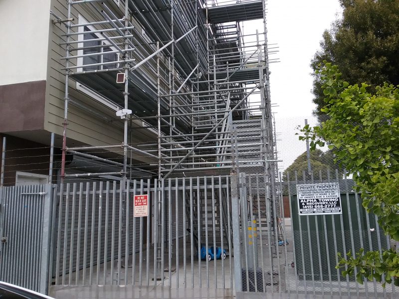 2867 San Bruno scaffolding Bernie Curran Department of Building Inspection