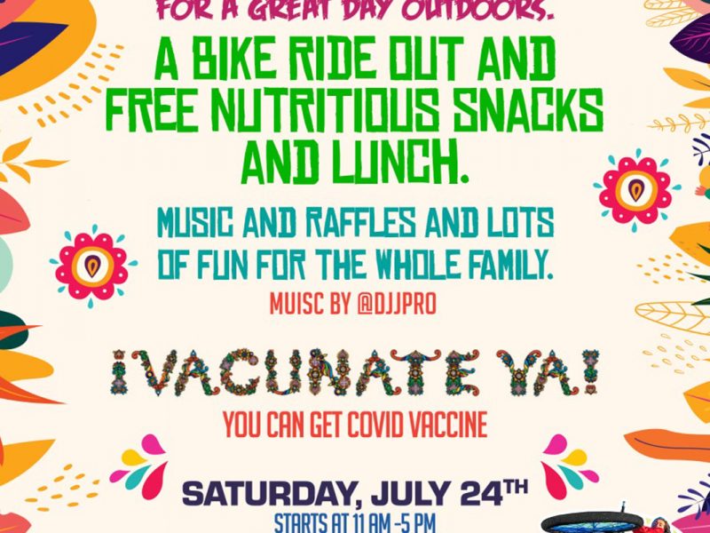 Bike Ride Out. Mission Food Hub. July 24.