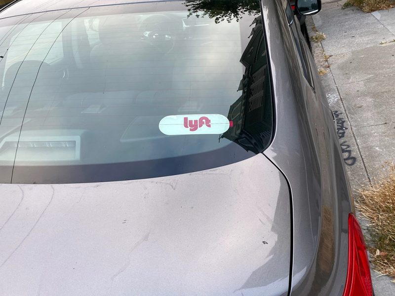 Lyft, on Camp Street