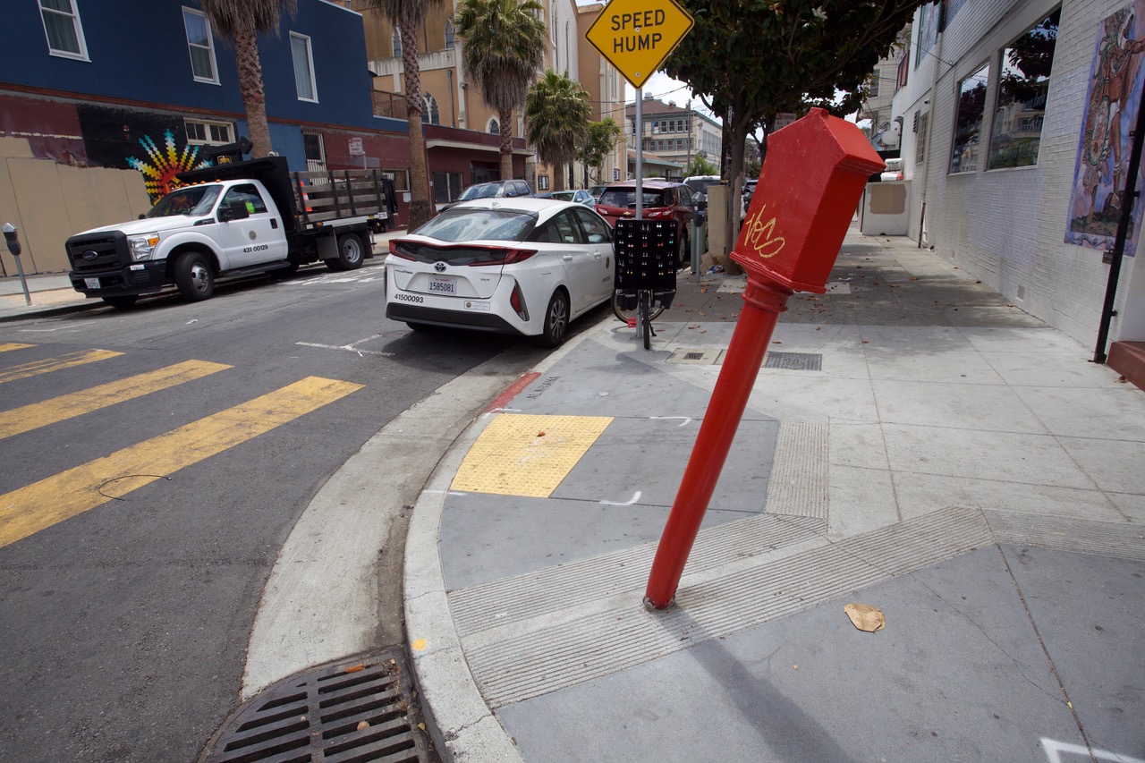 Alabama and 24th STreets, bent fire box
