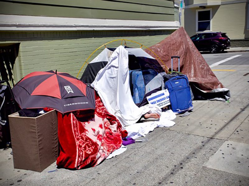 tents on 19th street