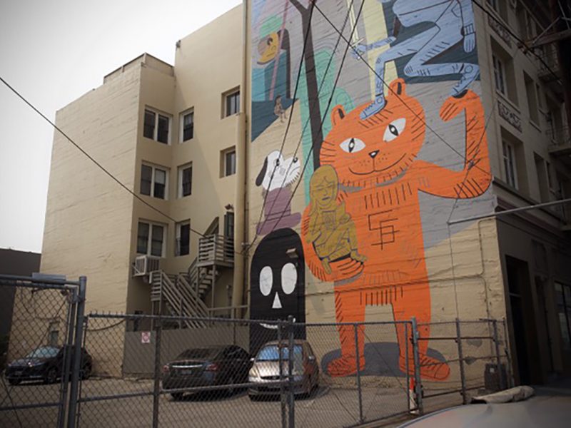 Lucky Cat, 26th Street Mural