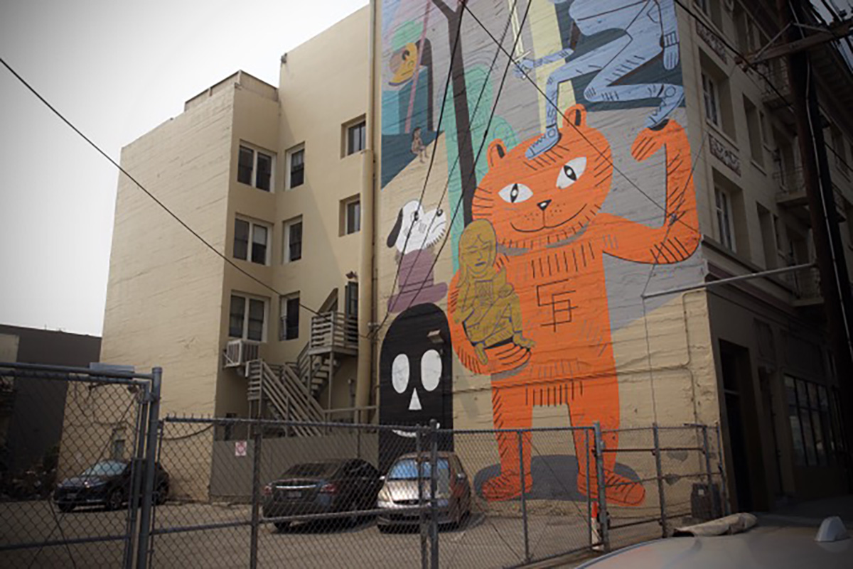 Lucky Cat, 26th Street Mural