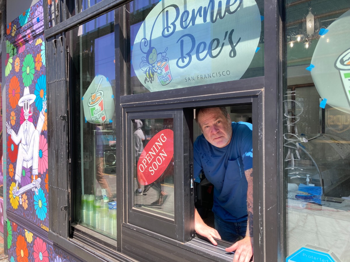 Bernie Bee's window