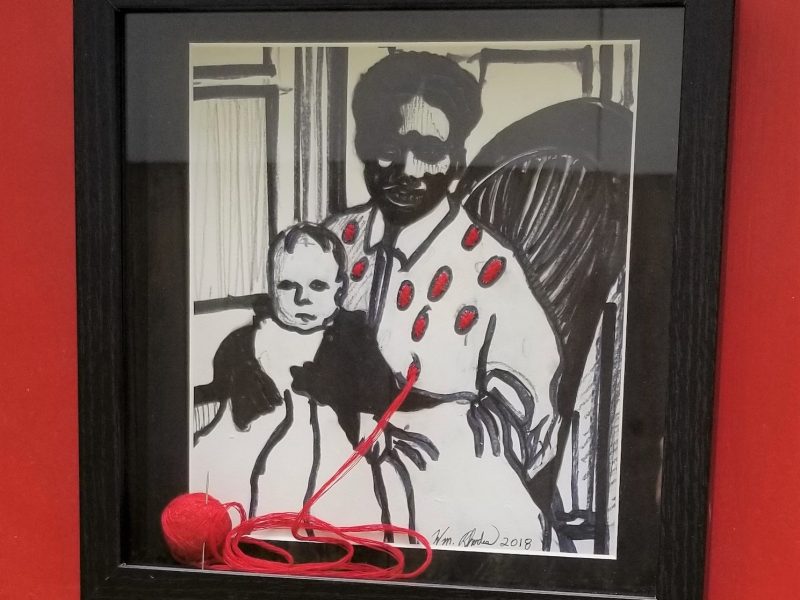 Enslaved African Woman with Child #1 by William Rhodes