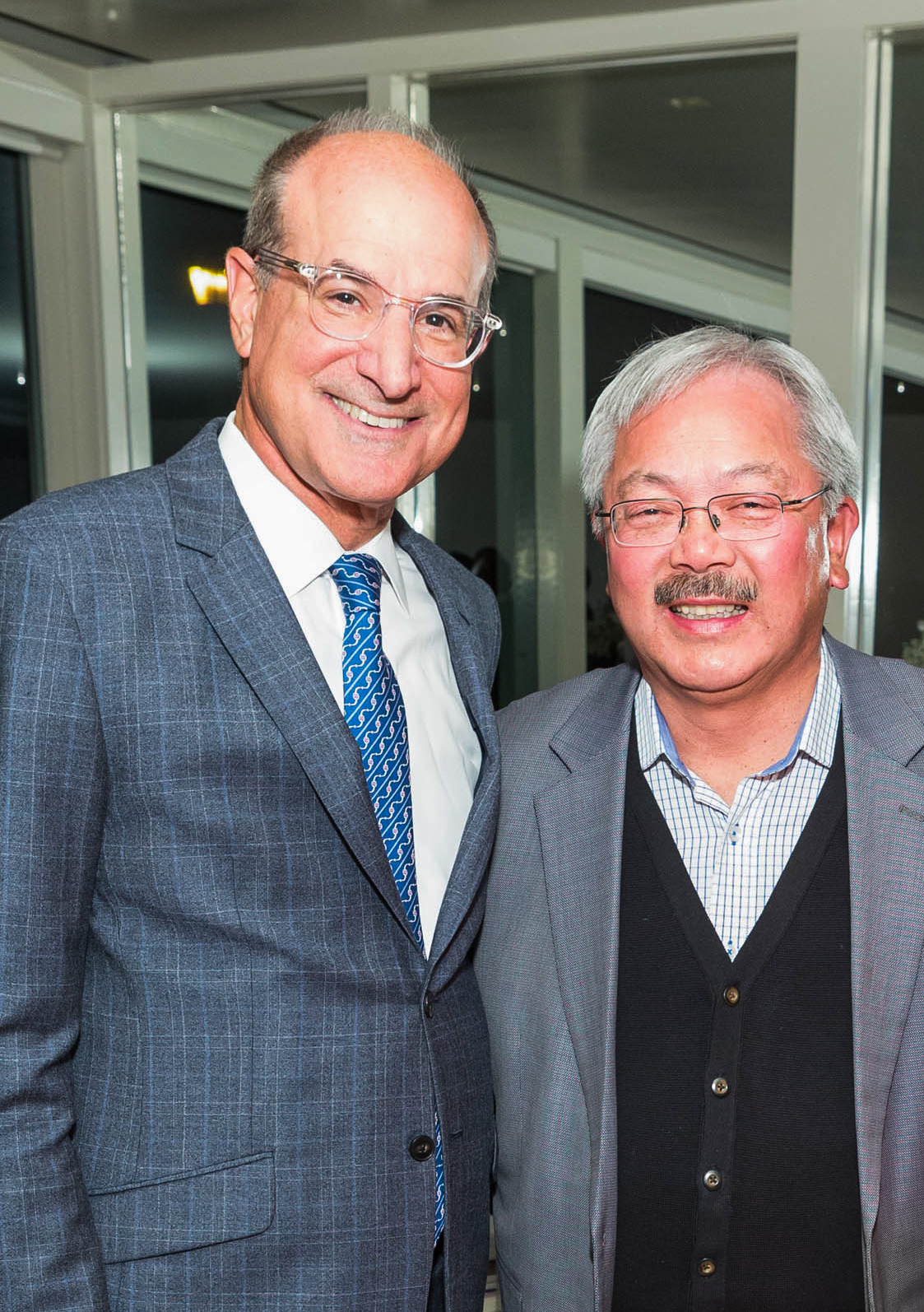 Victor Makras with Mayor Ed Lee