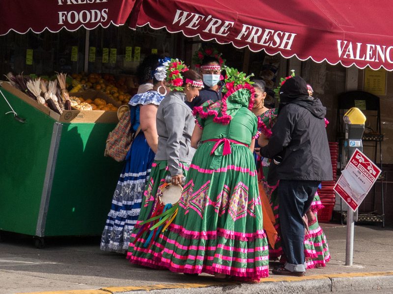 women in colorful Guatemalan dress