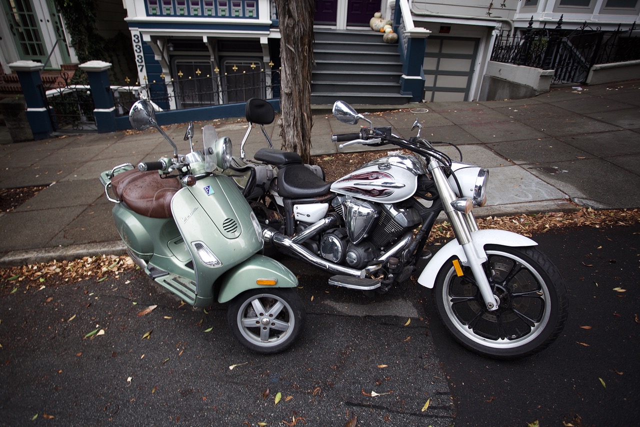 motorcycle on 21st street