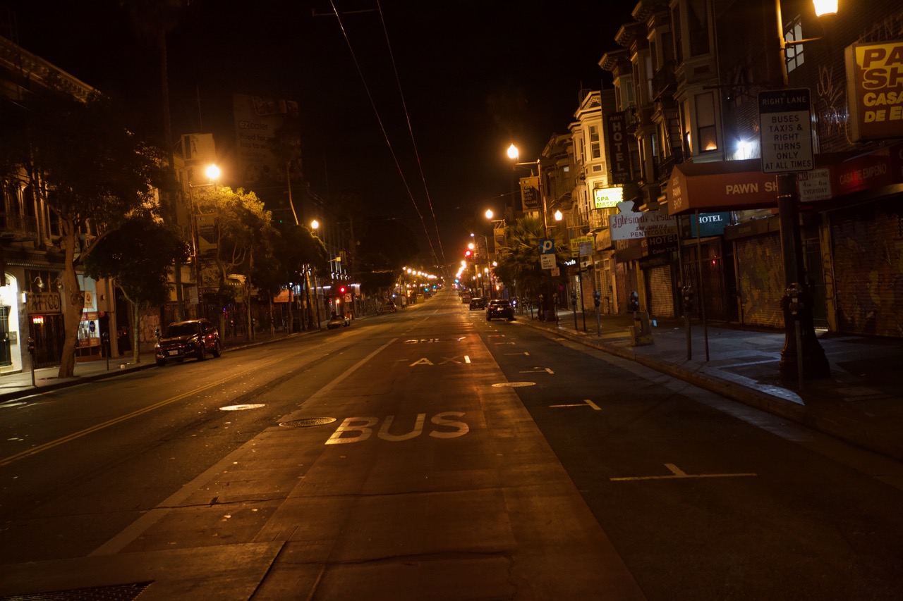 Mission Street at 4 a.m.