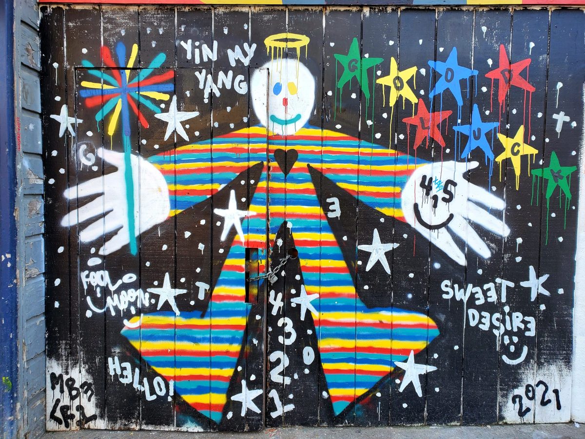 Mural with Yn and Yang