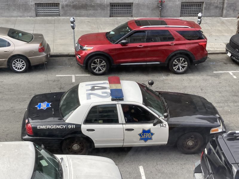 SFPD patrol car