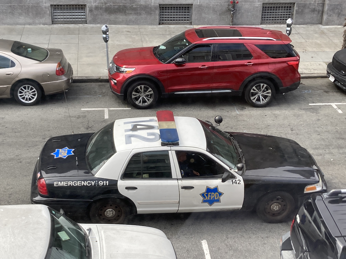 SFPD patrol car