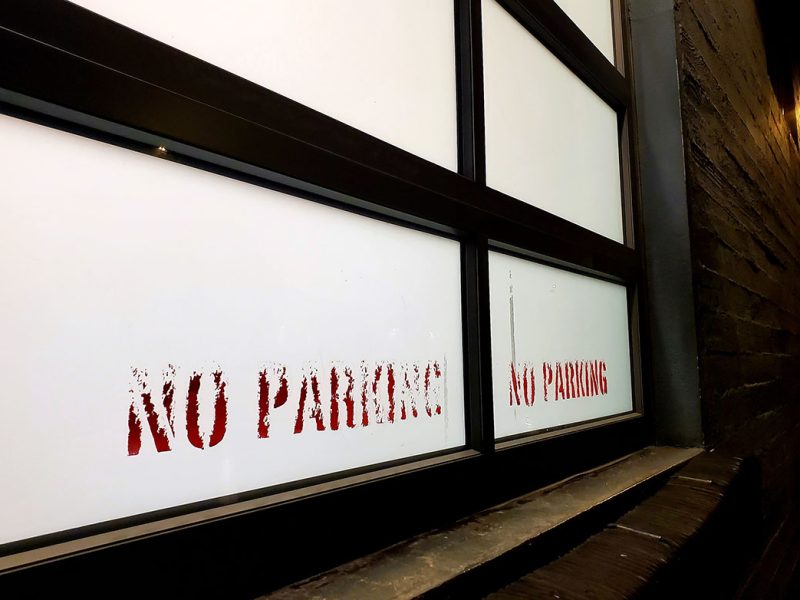 no parking sign